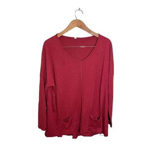 Lucy Active Tunic Top Women’s‎ Large Long Sleeve Pockets